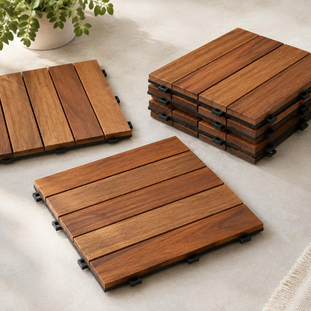 Deck Modular em Cumaru 30×30cm